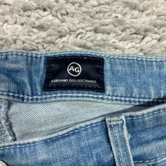 Adriano Goldschmied Jeans Womens 31 Stevie Capri Slim Straight Light Wash Casual - Picture 3 of 6